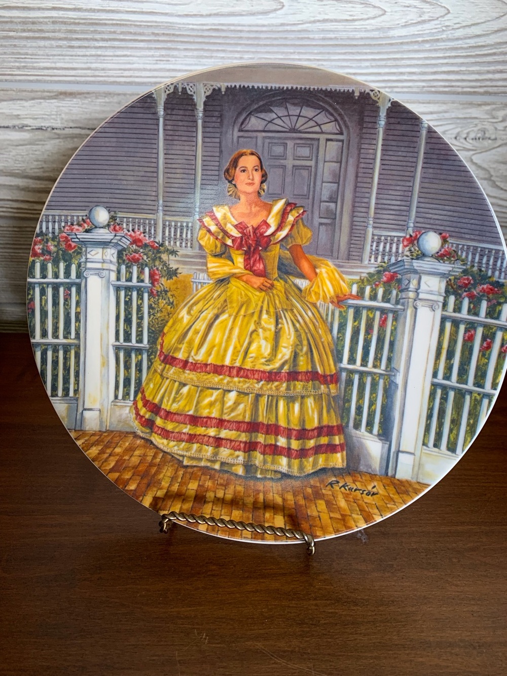 Gone with the wind collectors plate. “Melanie”